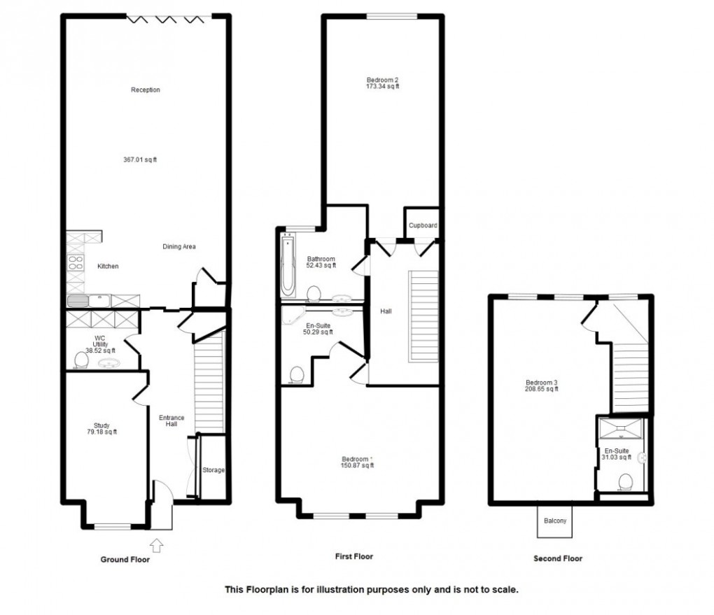 Floorplan for Whitestile Road, Brentford