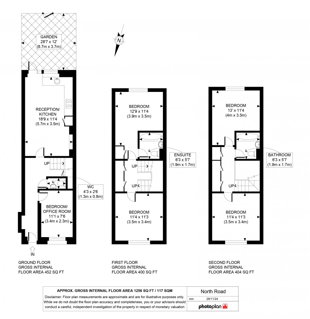 Floorplan for North Road, Ealing